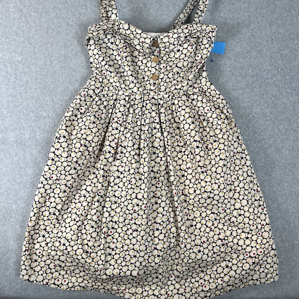 Fit & Flare Boutique Midi Dress Small Geometric Lined‎ Pockets Summer Raffine